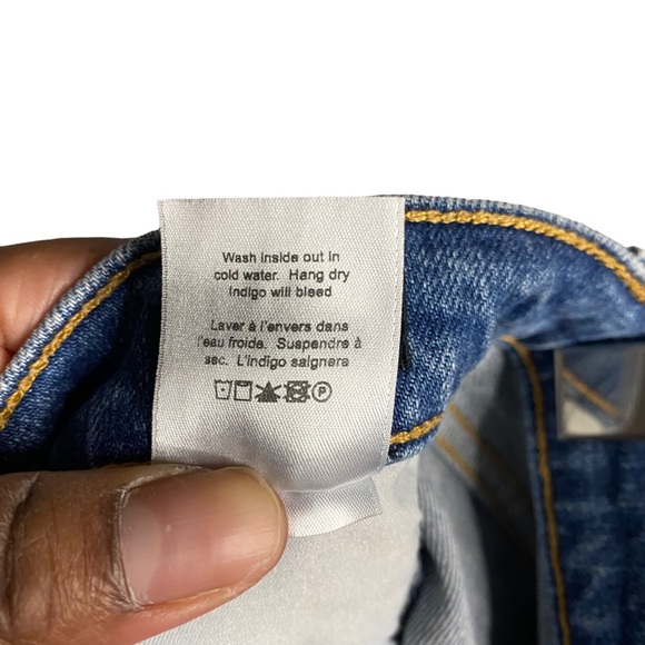 Veronica Beard Ines Straight-Leg Girlfriend Style Paint Splatter Jeans - Picture 8 of 12